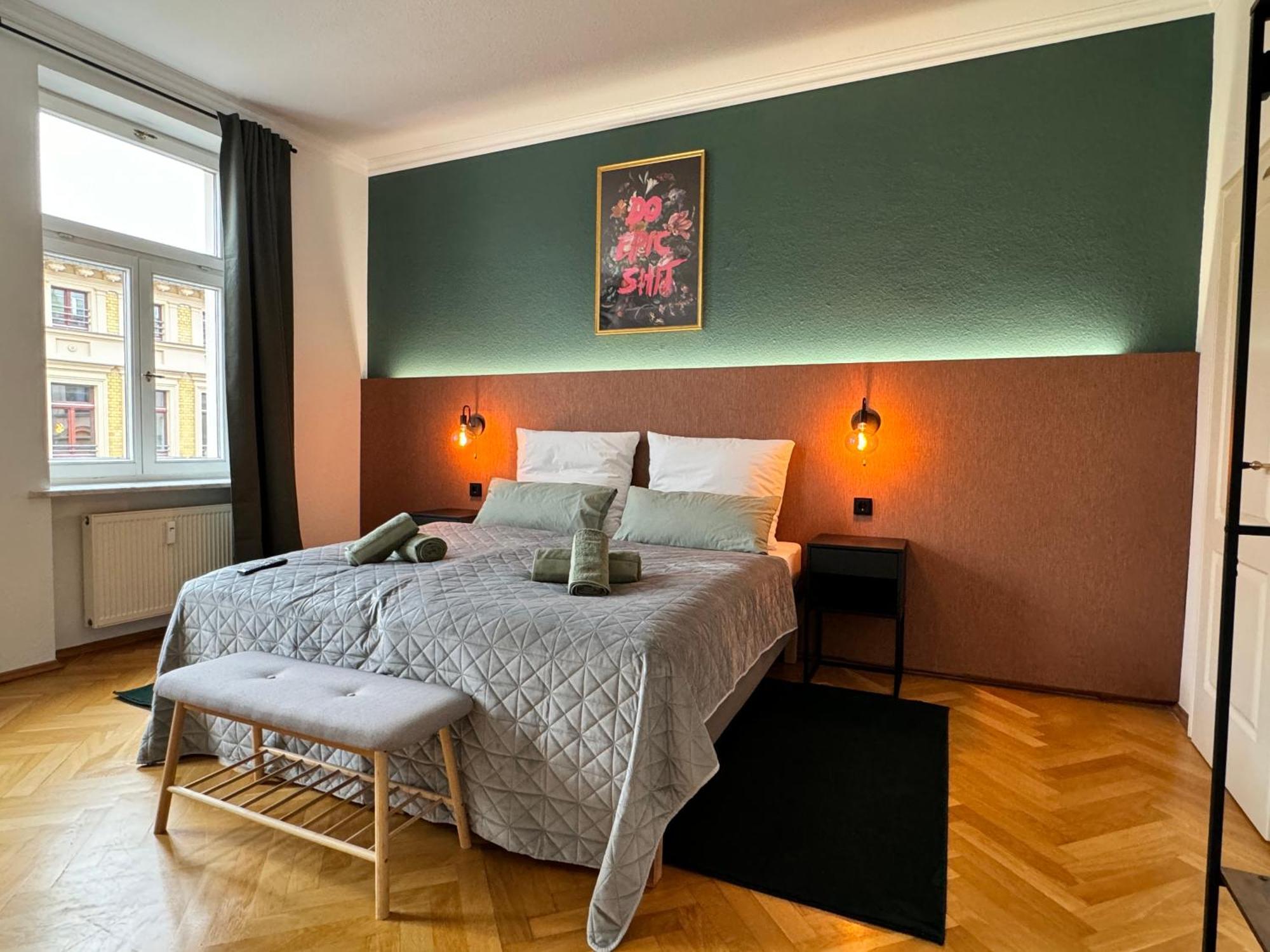 Rebelrents #4 Design Trifft Komfort - Einzigartiges Ferienapartment In Der Nahe Des Hauptbahnhofs Halle  Exterior foto